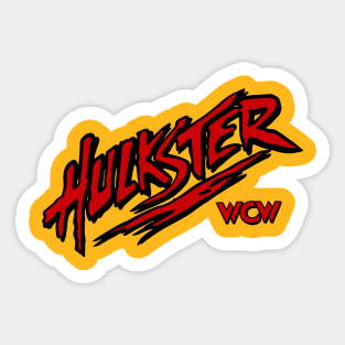 Vintage REAL Hulkster 90s Hulk Hogan WCW Era Sticker